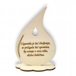 Lesena solza Ugasnila je luč življenja